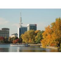 1300_0033 Herbstbäume an der Lombardsbrücke - prächtig gefärbtes Herbstlaub. | 